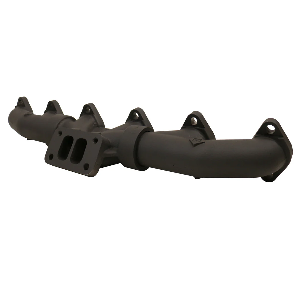 EXHAUST MANIFOLD KIT STOCK/T3 DODGE 12-VALVE 5.9L CUMMINS 1988-1998 - Image 2